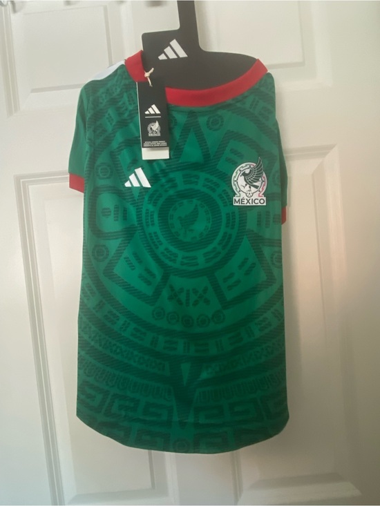 adidas Other - adidas Mexico Green and Red Dog Jersey